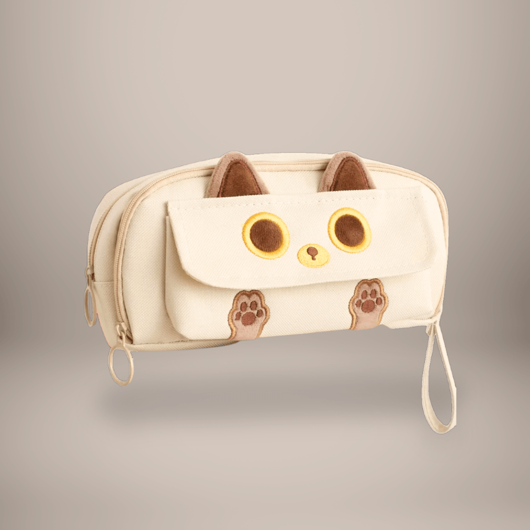 Trousse | Chat Beige