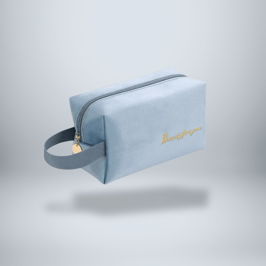 Trousse de Toilette | Velours Bleu