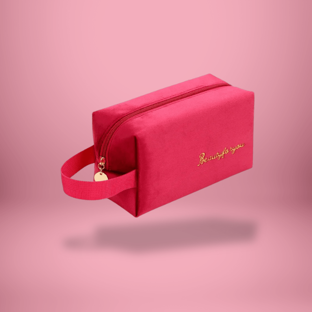 Trousse de Toilette | Velours Fuschia